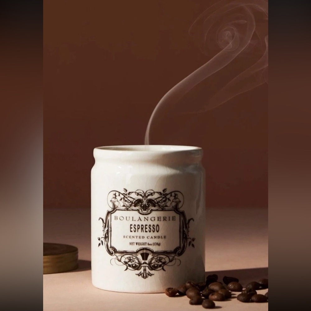 New Anthropologie Boulangerie Jar Candle - Espresso 6 oz / 170g